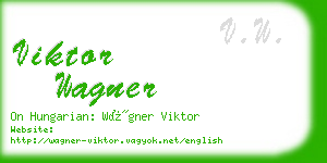 viktor wagner business card